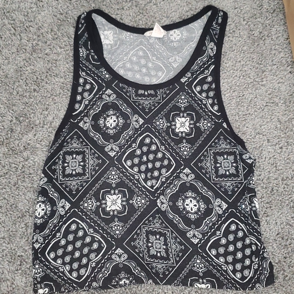 Paisley crop top
